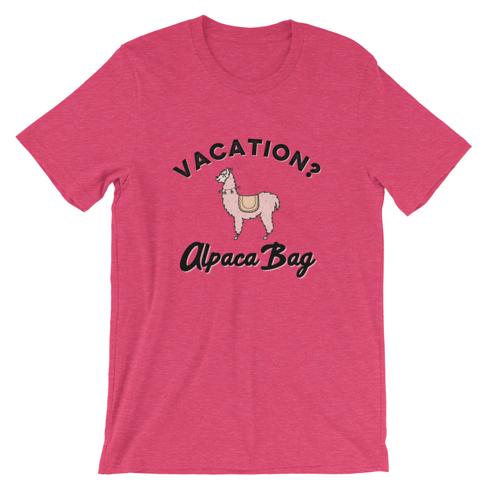 Vacation Alpaca Bag T-Shirt - Travel Suppliers Plus