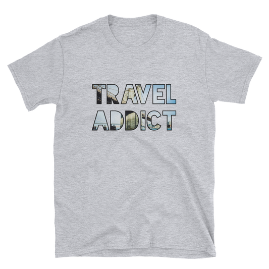 Brooklyn Bridge / NYC / Travel Addict T-Shirt - Travel Suppliers Plus