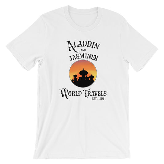 Aladdin & Jasmine’s World Travels T-Shirt - Travel Suppliers Plus